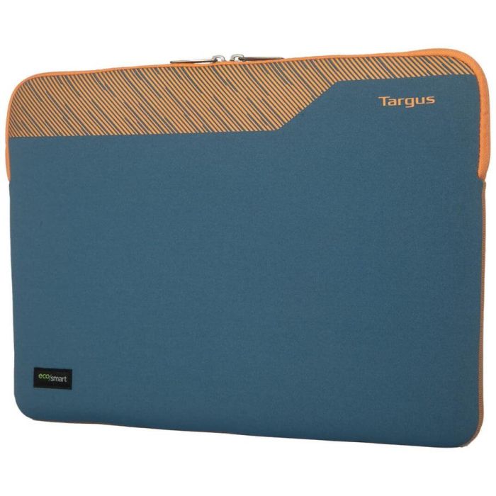 Targus Pulse II EcoSmart Funda para Portátil 16" Neopreno Ecológica Azul Naranja, Cierre Cremallera, Resistente a Salpicaduras y Arañazos 3