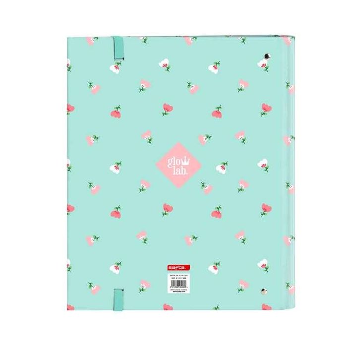 Carpeta de anillas Glow Lab Pepa A4 Verde (27 x 32 x 3.5 cm) 3 Carpeta de anillas Glow Lab Pepa A4 Verde (27 x 32 x 3.5 cm) 3