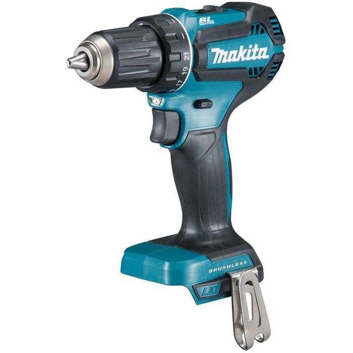 Makita DDF485Z. Taladro Atornillador de pistola sin escobillas 18V, Portabrocas 13mm, 1900 RPM, 50Nm, para madera y acero