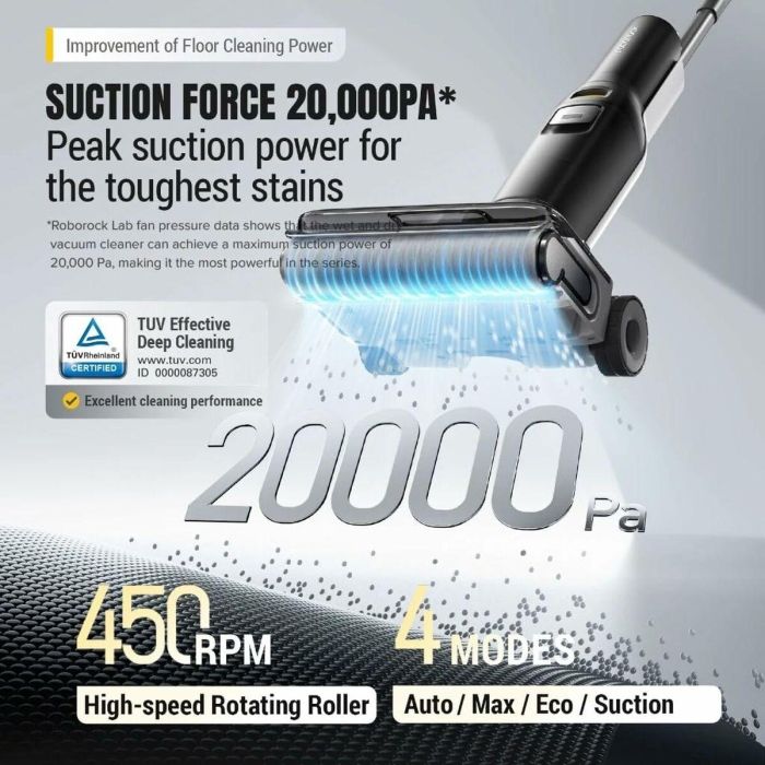 Aspiradora ROBOROCK F25 - 20.000 Pa - Todo en uno con secado rápido a 90 °C - Autolimpieza con agua caliente 2 Aspiradora ROBOROCK F25 - 20.000 Pa - Todo en uno con secado rápido a 90 °C - Autolimpieza con agua caliente 2