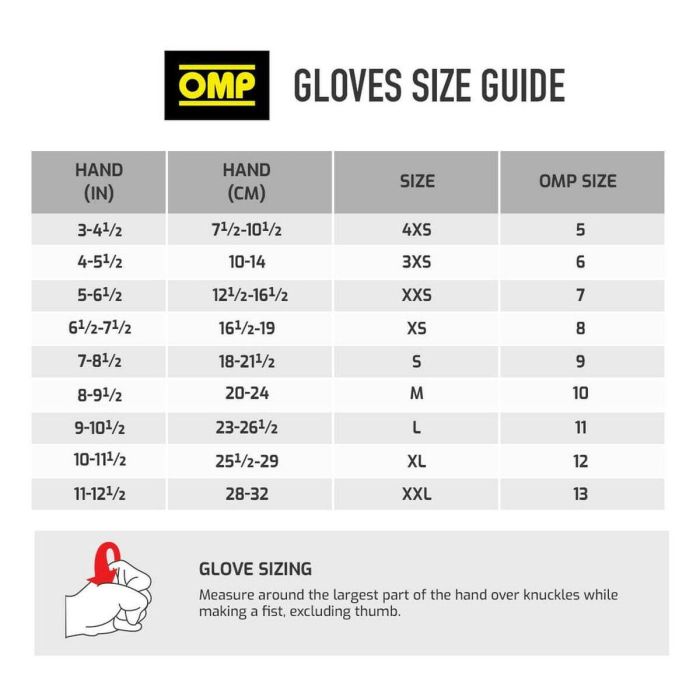 Guantes Omp Sport Fia 8856-2018 My2025 Negro - Blanco Talla S OMPIB0-0777-B01-076-S 1