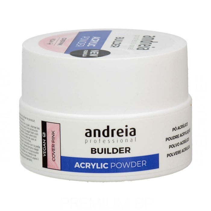 Andreia Polvo Acrílico Cover Pink 20grs para Construcción de Uñas Naturales