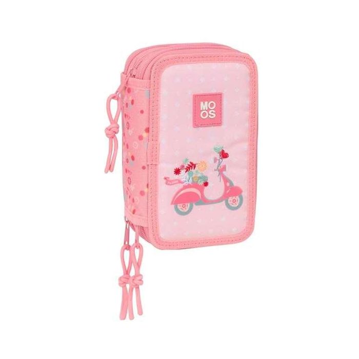 Plumier Escolar Safta Triple 37 Piezas Reciclado Moos Passion 195x125x55 mm Plumier Escolar Safta Triple 37 Piezas Reciclado Moos Passion 195x125x55 mm