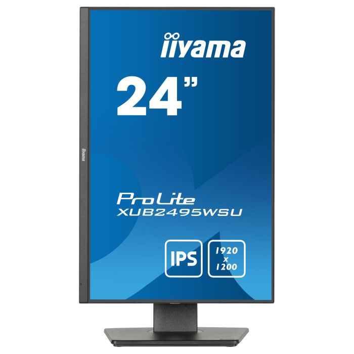 Iiyama ProLite XUB2495WSU-B7 - Monitor 24.1" WUXGA (1920x1200) IPS 75Hz 4ms - Altavoces, HDMI, DisplayPort, USB-C, Pivote, Negro