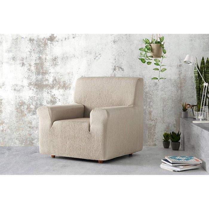 Belmarti Funda para sofá Teide marfil elástica 1 plaza 70-100x60-85x80-90cm 002tedm 1