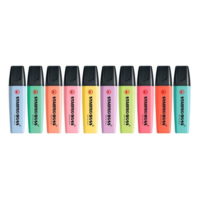 Rotulador Stabilo Boss Fluorescente 70 Pastel Expositor Bombonera De 60 Unidades Colores Surtidos 5