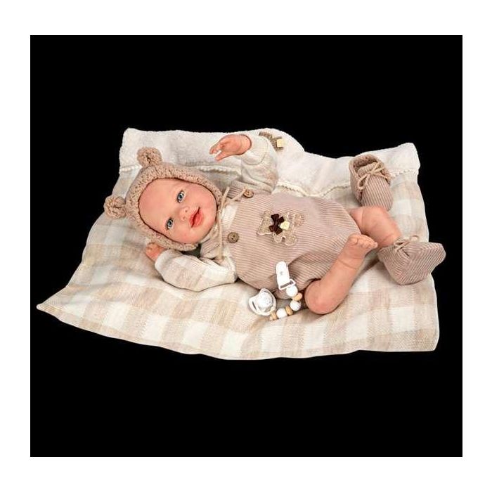 Muñecas Arias Muñeco Reborn Ruben c/cojin, Cuerpo Blando 45 cm 8