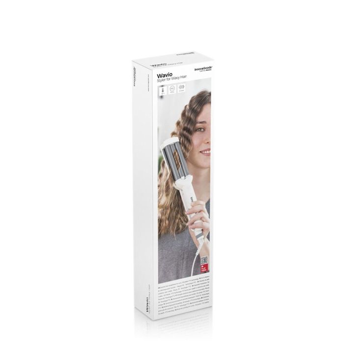 Plancha de Pelo Cerámica para Ondas Wavio InnovaGoods 55 W 1 Plancha de Pelo Cerámica para Ondas Wavio InnovaGoods 55 W 1