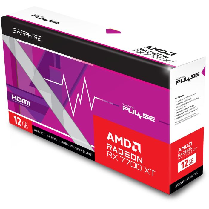 Sapphire RX 7700 XT Pulse 12GB GDDR6 - Tarjeta Gráfica AMD Radeon para Gaming de Alto Rendimiento 7 Sapphire RX 7700 XT Pulse 12GB GDDR6 - Tarjeta Gráfica AMD Radeon para Gaming de Alto Rendimiento 7