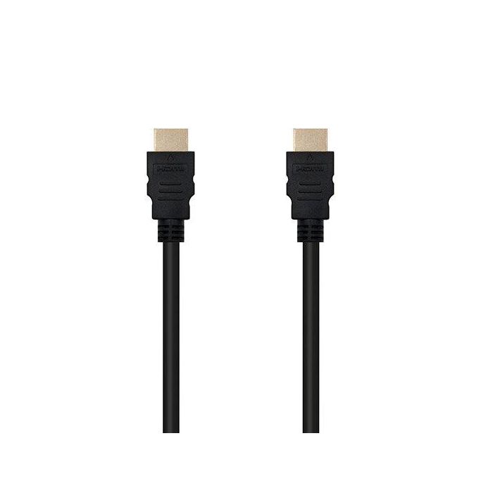 Nano Cable 10.15.3602 Cable HDMI 2.0 Alta Velocidad 4K@60Hz 18Gbps Macho-Macho, 2m, Certificado Premium, HDR, Contactos Oro, Negro Nano Cable 10.15.3602 Cable HDMI 2.0 Alta Velocidad 4K@60Hz 18Gbps Macho-Macho, 2m, Certificado Premium, HDR, Contactos Oro, Negro