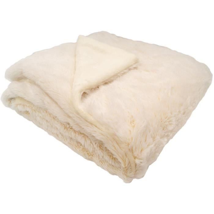 Domiva DOM3700948330944 Manta forrada Ultra suave y cálida 75 x 100 cm Crema Domiva DOM3700948330944 Manta forrada Ultra suave y cálida 75 x 100 cm Crema