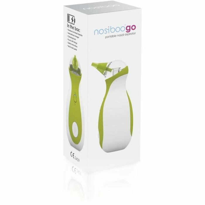 Nosiboo Go Fly Baby Aspirador Nasal Eléctrico Portátil y Recargable para Bebés - Higiene Nasal Avanzada y Efectiva 1