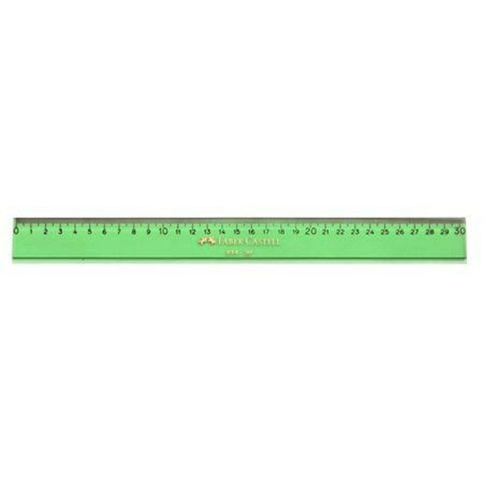 Regla Faber-Castell Verde 30 cm (10 Unidades) 1