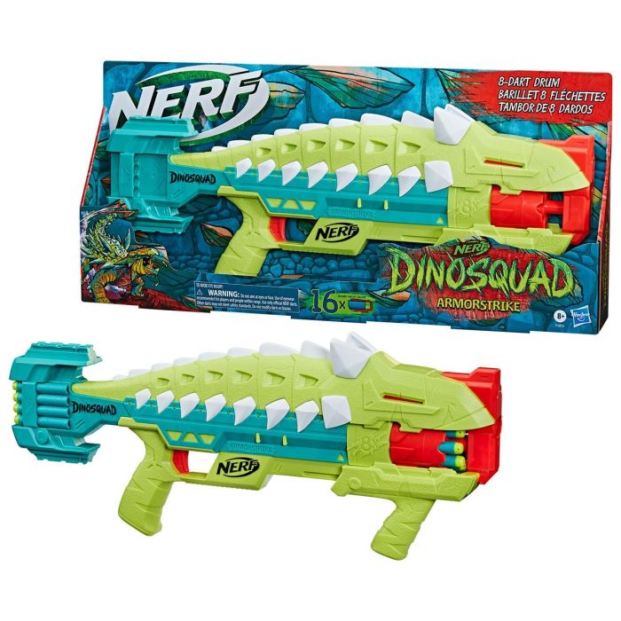 Nerf F5855 Dinosquad Armorstrike - Juguete Edad Recomendada +8 Años - Idiomas: English, Francés, Alemán, Portugués, Español 0 Nerf F5855 Dinosquad Armorstrike - Juguete Edad Recomendada +8 Años - Idiomas: English, Francés, Alemán, Portugués, Español 0