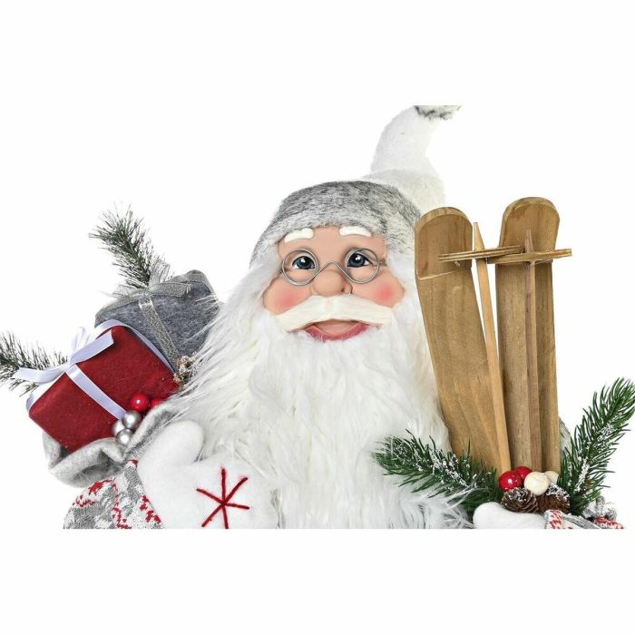 Figura Navidad Alpina DKD Home Decor Gris Blanco 34 x 83 x 45 cm 3