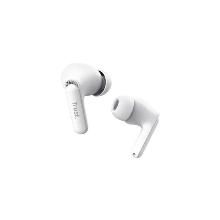 Trust 25172 Auriculares Bluetooth Yavi ENC con Cancelación de Ruido y Estuche de Carga, Blancos para Smartphone/Tablet 3 Trust 25172 Auriculares Bluetooth Yavi ENC con Cancelación de Ruido y Estuche de Carga, Blancos para Smartphone/Tablet 3