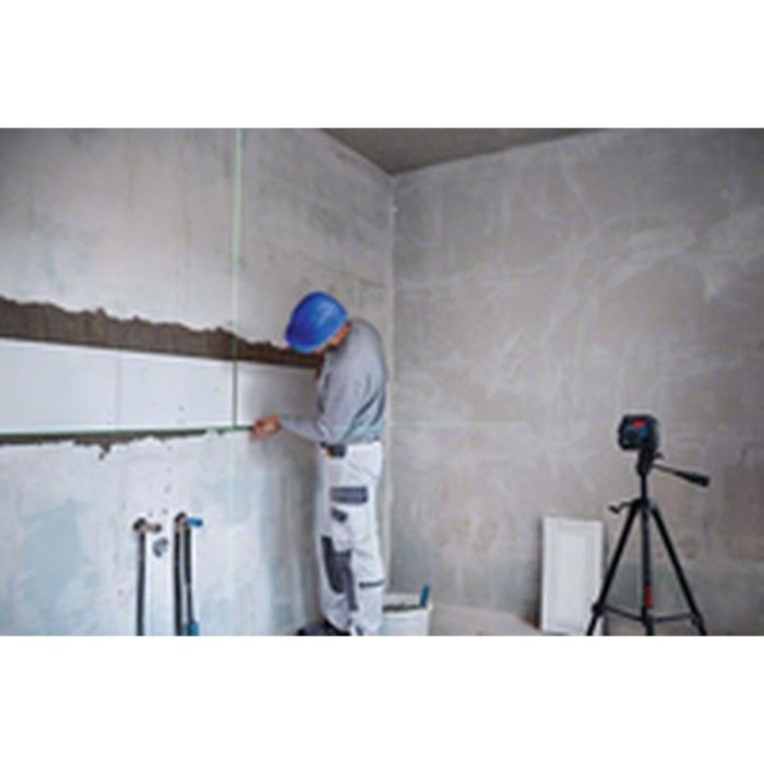Bosch GCL 2-50 G + RM 10 Láser combinado de líneas y puntos de plomada verdes, alta visibilidad, protección IP64, 15 m de alcance para líneas 10 Bosch GCL 2-50 G + RM 10 Láser combinado de líneas y puntos de plomada verdes, alta visibilidad, protección IP64, 15 m de alcance para líneas 10
