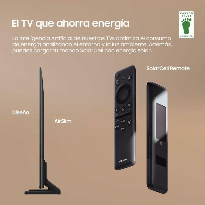 Samsung TQ43Q60D Televisor QLED 43" (109 cm) 4K UHD 3840x2160 Smart TV HDR Quantum Centro de Juegos 3xHDMI Wi-Fi 25