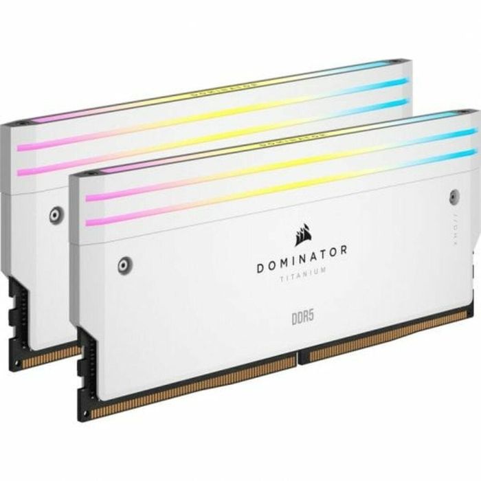Corsair CMP32GX5M2X6600C Memoria RAM Dominator Titanium RGB DDR5 32GB (2x16GB) 6600MT/s Intel XMP 3.0 1.40V Blanco 3 Corsair CMP32GX5M2X6600C Memoria RAM Dominator Titanium RGB DDR5 32GB (2x16GB) 6600MT/s Intel XMP 3.0 1.40V Blanco 3