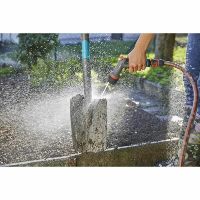 Gardena Pistola de limpieza Comfort ecoPulse: ahorro de agua con chorro ecológico, modos concentrado, plano, difuso y mango ergonómico. 1 Gardena Pistola de limpieza Comfort ecoPulse: ahorro de agua con chorro ecológico, modos concentrado, plano, difuso y mango ergonómico. 1