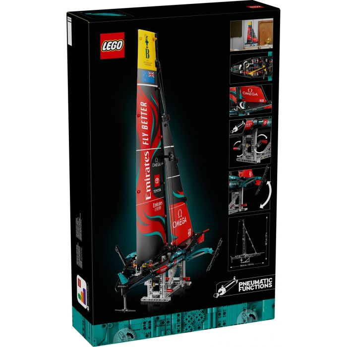 LEGO 42174 Technic Yate Equipo Emirates Nueva Zelanda AC75 Kit de Construcción para Adultos 12