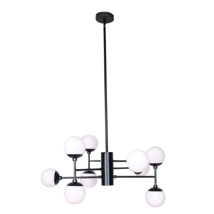 Lampara Techo Moderno DKD Home Decor Negro 80 x 60 x 80 cm 1