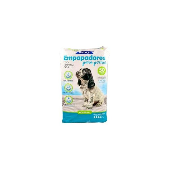 Nayeco Empapadores Basic 60x60 cm 50 unidades - Super absorbentes, neutraliza olores, con tiras adhesivas