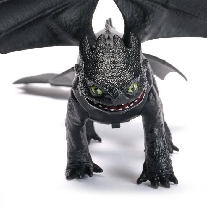 FIGURA DE DRAGÓN CON SONIDO SPIN MASTER 25 CM KROKMOU Dragones Película 3 FIGURA DE DRAGÓN CON SONIDO SPIN MASTER 25 CM KROKMOU Dragones Película 3