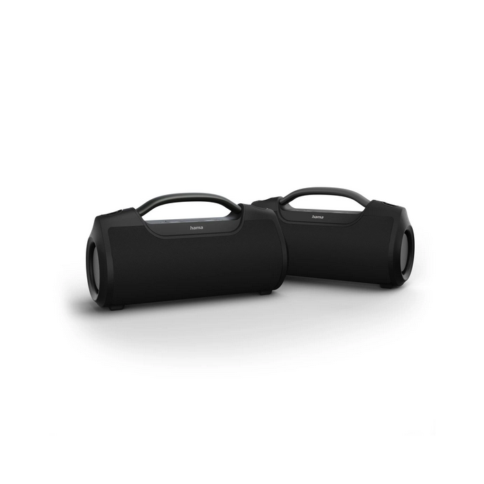 Hama Altavoz Soundbarrel Negro - Sonido Potente, Bluetooth 5.0, Resistente al Agua IPX6, Batería de 12h 1 Hama Altavoz Soundbarrel Negro - Sonido Potente, Bluetooth 5.0, Resistente al Agua IPX6, Batería de 12h 1