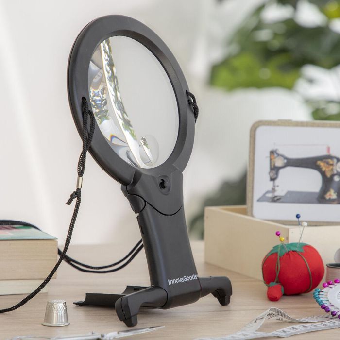 Lupa Manos Libres con luz LED Zooled InnovaGoods 10 Lupa Manos Libres con luz LED Zooled InnovaGoods 10