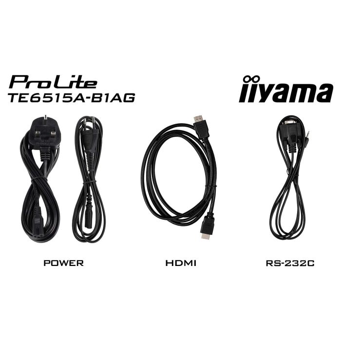 Iiyama Monitor Interactivo 65" TE6515A-B1AG, Android 14, UHD IPS, Pantalla Táctil 4K para Colaboración Empresarial y Aulas 11