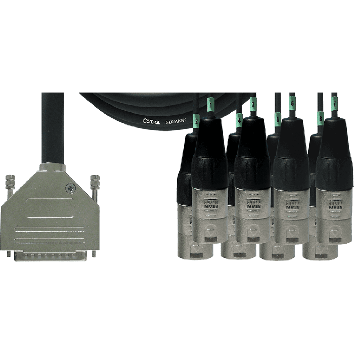 Cable Para Interfaz Sub-D/8 Macho Xlr 5 M 2 Cable Para Interfaz Sub-D/8 Macho Xlr 5 M 2