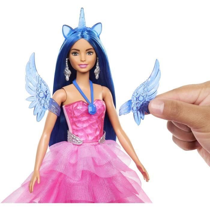 Barbie Hrr16 Muñeca Hadacornio Zafiro 65 Aniversario con Alas, Cuerno y Mascota 5 Barbie Hrr16 Muñeca Hadacornio Zafiro 65 Aniversario con Alas, Cuerno y Mascota 5
