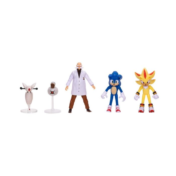 Blister 5 figuras wave 3 Sonic 3 6cm 1 Blister 5 figuras wave 3 Sonic 3 6cm 1