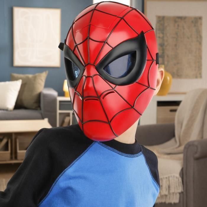 Máscara iluminada de Spider-Man, disfraz iluminado, juguetes de superhéroe para niños de 5 años, Marvel 5