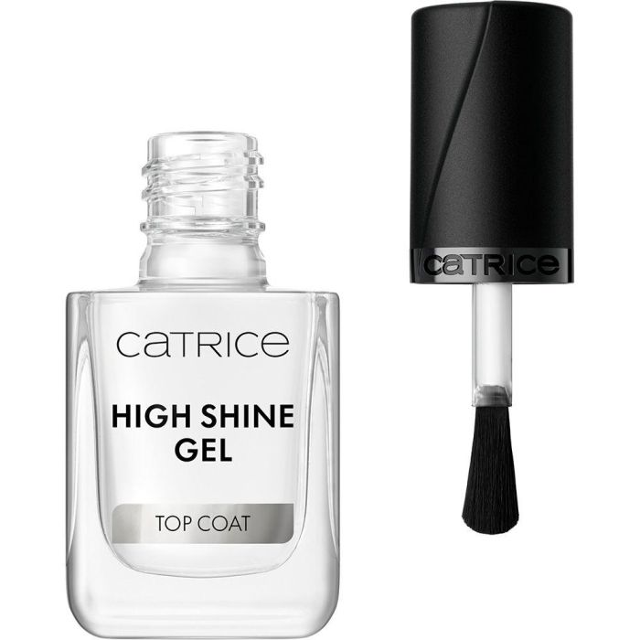 Catrice High Shine Gel Top Coat - Esmalte de Gel Sin Necesidad de Lámpara UV, Brillo Instantáneo y Duradero, Acabado Liso y Radiante para Uñas, 10.50 ml