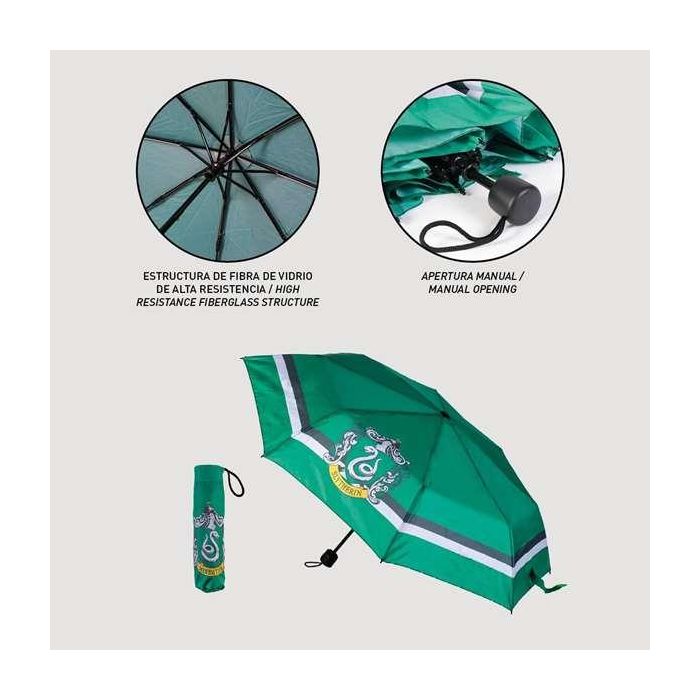 Paraguas manual plegable harry potter slytherin t53c:53 cm 5