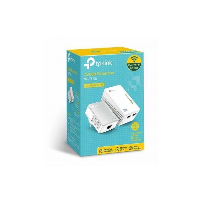 TP-Link TL-WPA4220 KIT 600 Mbit/s Ethernet Wifi Blanco 2 pieza(s) 1 TP-Link TL-WPA4220 KIT 600 Mbit/s Ethernet Wifi Blanco 2 pieza(s) 1