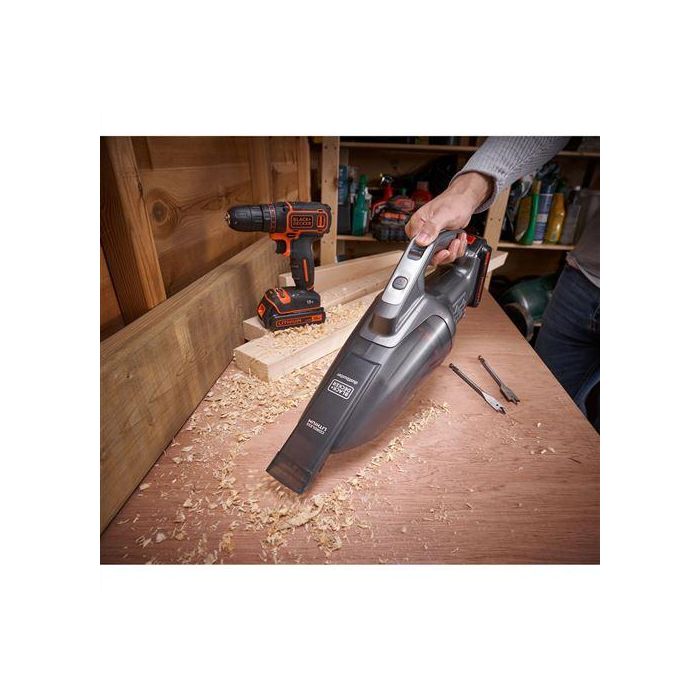 Black+Decker BCHV-001C1 Recogetodo Dustbuster Ciclónico Inalámbrico Litio con Batería Externa 4 Black+Decker BCHV-001C1 Recogetodo Dustbuster Ciclónico Inalámbrico Litio con Batería Externa 4