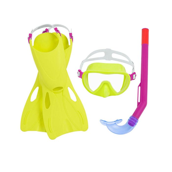 Bestway Set Snorkel Junior Correa Anatomica Color Surtido 37-41 +7 Años Playa y Piscina 25019 Bestway Set Snorkel Junior Correa Anatomica Color Surtido 37-41 +7 Años Playa y Piscina 25019