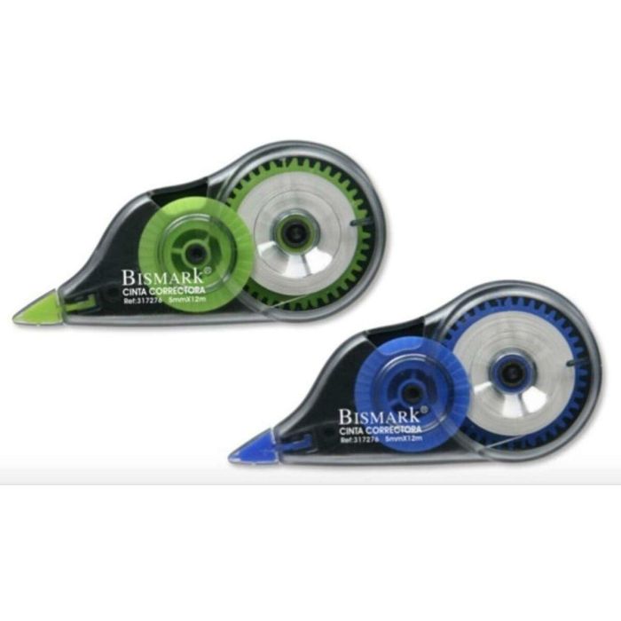 Cinta Correctora Bismark 5 mm 12 m (24 Unidades) 2 Cinta Correctora Bismark 5 mm 12 m (24 Unidades) 2