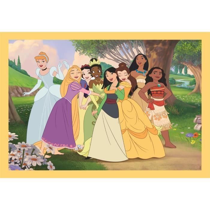 CLEMENTONI - Rompecabezas 4 en 1 - Princesas Disney 3 CLEMENTONI - Rompecabezas 4 en 1 - Princesas Disney 3