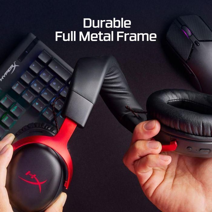 HP HyperX Cloud III Wireless Gaming Headset, 120h Batería, Audio Espacial DTS Headphone:X, Drivers 53mm, Multiplataforma PC/PS5/Switch 7 HP HyperX Cloud III Wireless Gaming Headset, 120h Batería, Audio Espacial DTS Headphone:X, Drivers 53mm, Multiplataforma PC/PS5/Switch 7