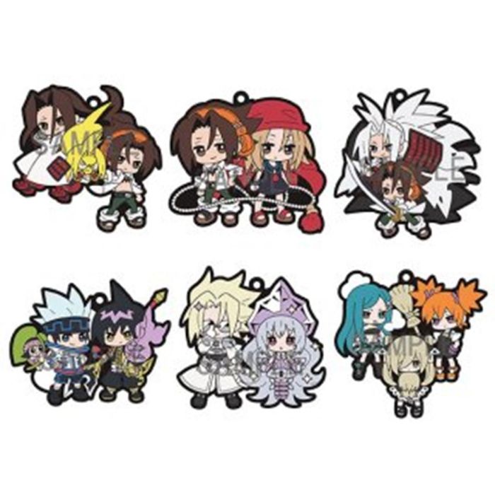 Megahouse Accesorio Colgante Llavero Set de 6 Piezas Shaman King - Rubber Mascot Megahouse Accesorio Colgante Llavero Set de 6 Piezas Shaman King - Rubber Mascot