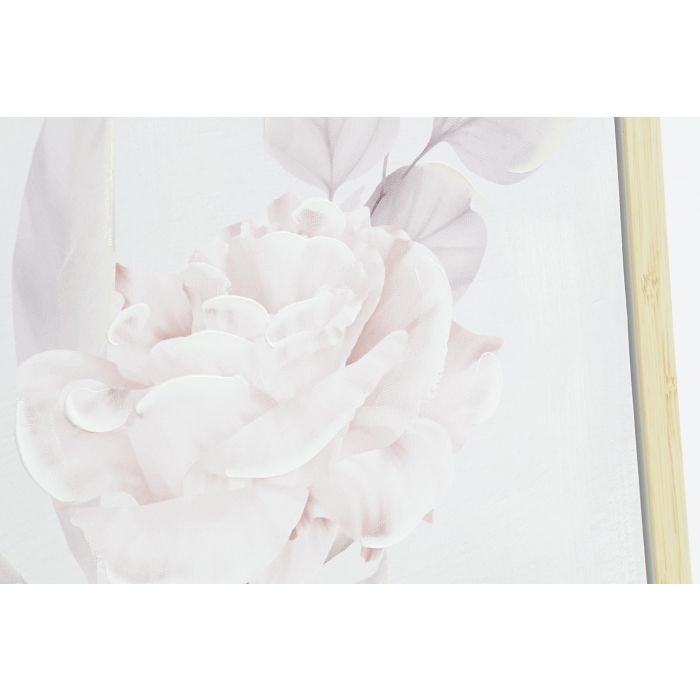 DKD Home Decor Cuadro Scandi Rosa Palo Blanco Lienzo y PS 2 Unidades 70 x 50 cm 2
