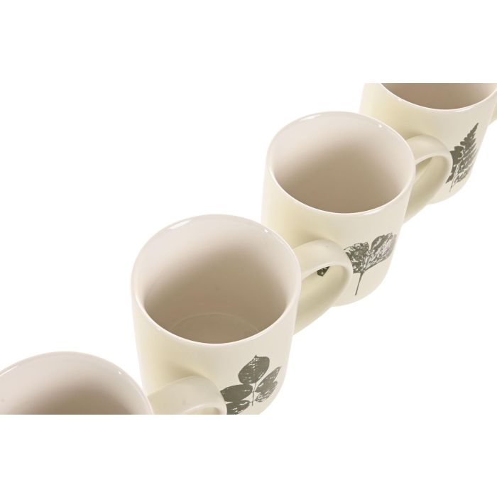 Mug Urban DKD Home Decor Verde Claro 9 x 10.5 x 13 cm (12 Unidades) 2
