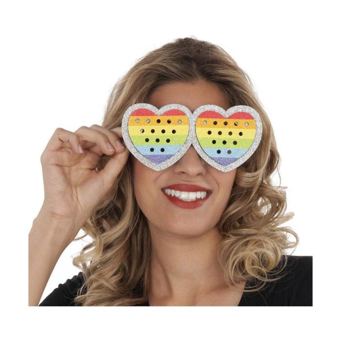 Gafas gay arco iris talla única Gafas gay arco iris talla única
