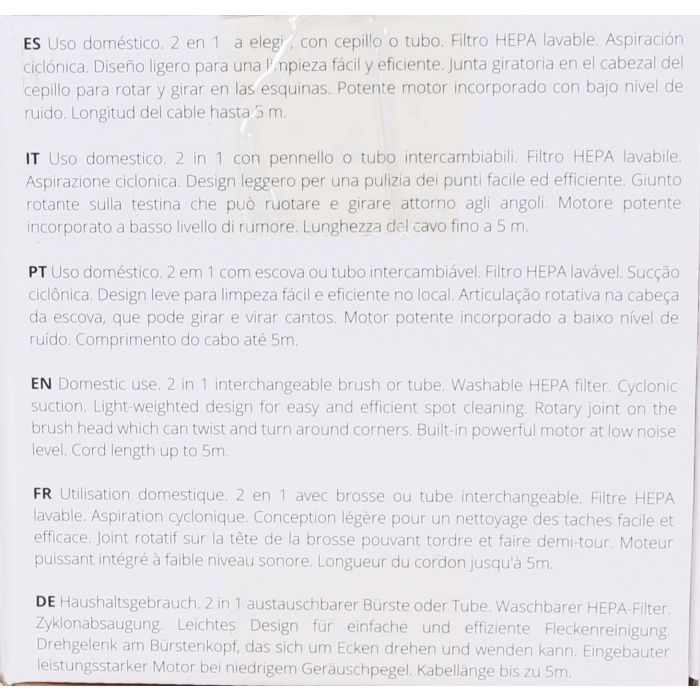 Kiwi Aspiradora Ciclón 2 en 1, 55 x 16 x 17 cm, 12.42 kg 2