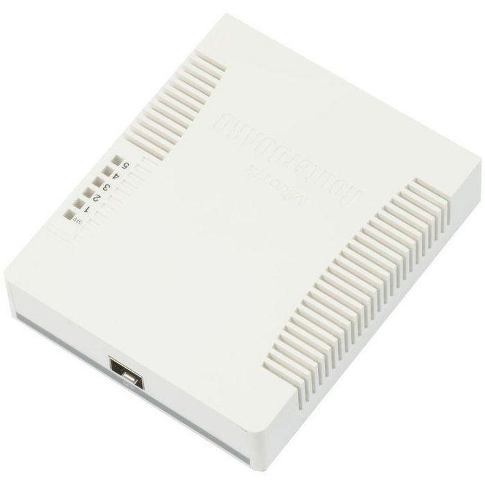 Mikrotik RB260GS Switch Inteligente 6 Puertos Gigabit Ethernet RJ45 10/100/1000 y 1 Puerto SFP