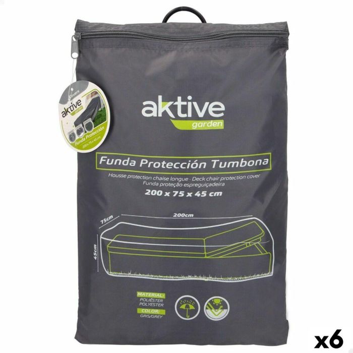 Funda Protectora Aktive 200 x 45 x 75 cm (6 Unidades) 3